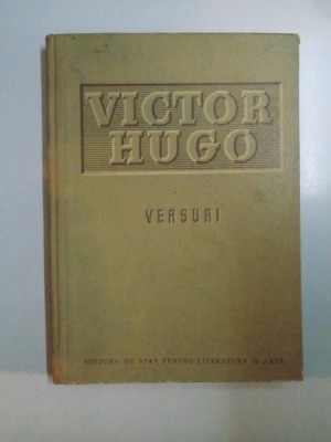 VERSURI de VICTOR HUGO , 1952 foto