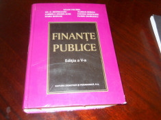 FINANTE PUBLICE , EDITIA A IV-A , coordonator IULIAN VACAREL , 2004 foto