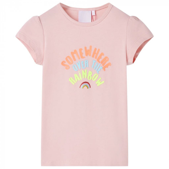 Tricou pentru copii, roz deschis, 128 10762