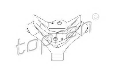 Suport, toba esapament VW GOLF IV Variant (1J5) (1999 - 2006) TOPRAN 108 731 foto