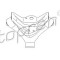 Suport, toba esapament SKODA OCTAVIA I Combi (1U5) (1998 - 2010) TOPRAN 108 731
