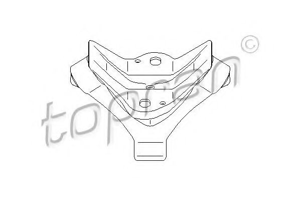 Suport, toba esapament SEAT TOLEDO II (1M2) (1998 - 2006) TOPRAN 108 731