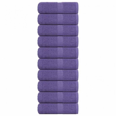 vidaXL Prosoape de baie 10 buc. FROGN violet 30x30 cm 100% bumbac foto