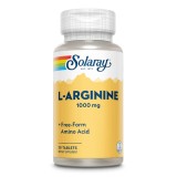L-Arginine 1000mg Solaray, 30 tablete, Secom