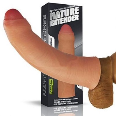 Prelungitor penis Revolutionary Silicone Nature Extender-Uncircumcised 16.25cm foto