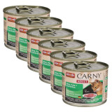 Cumpara ieftin Hrană CARNY ADULT cu carne de vită, curcan şi carne de iepure 6 x 200 g, Animonda