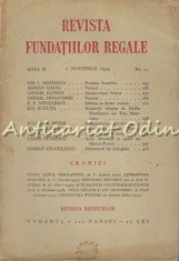 Revista Fundatiilor Regale. Anul II, Nr.: 11/1935 foto