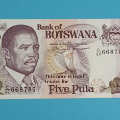 Botswana 5 Pula 1992 'Ketumile Masire' UNC serie: 668785