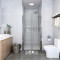 vidaXL Ușă cabină de duș, transparent, 76 x 190 cm, ESG