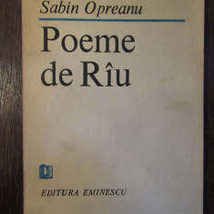 POEME DE RAU-SABIN OPREANU , 1987( DEDICATIE , AUTOGRAF )