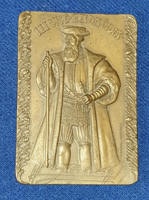 Medalia Dom Garcia de Noronha nobil portughez guvernator India medalie numerotat foto