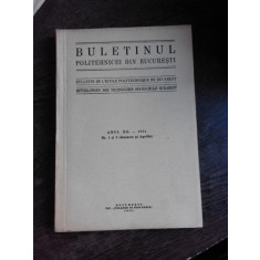 BULETINUL POLITEHNICEI DIN BUCURESTI NR.1-2/1941