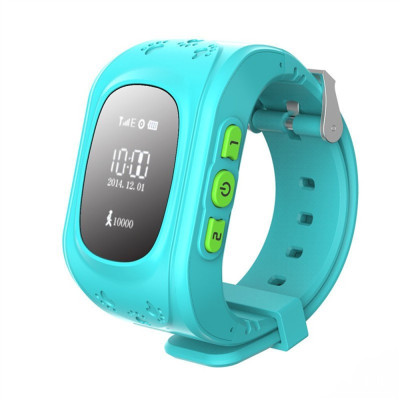 Ceas Telefon Smartwatch monitorizare copii TarTek&amp;trade; Q50, Albastru cu GPS foto