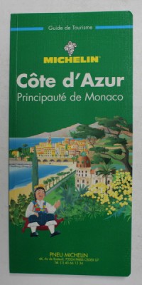 COTE D &amp;#039;AZUR - PRINCIPAUTE DE MONACO , GUIDE MICHELIN , 1995 foto
