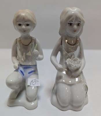 Set 2 bibelouri portelan - Copii foto