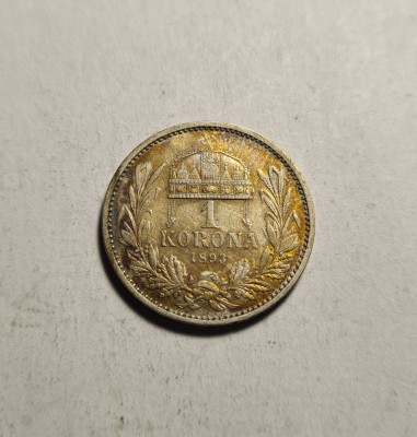 1 Korona Coroana 1893 Detalii Frumoase foto