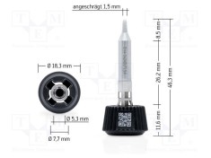 V&acirc;rf conic 1,5mm longlife pentru stație de lipit ERSA