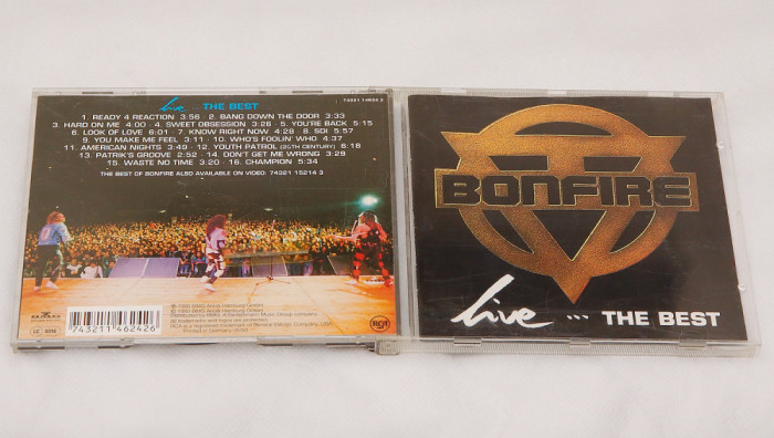 Bonfire &ndash; Live...The Best - CD audio original