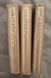 Lermontov Puskin Maiakovski Versuri 3 volume ed. bilingva rusa-romana de lux velina format liliput cartonate cu supracoperta
