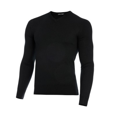 Pulover barbati cu anchior negru PL003 foto