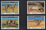 Timbre Niger 2015, Fauna - Gheparzi, Serie Completa MNH