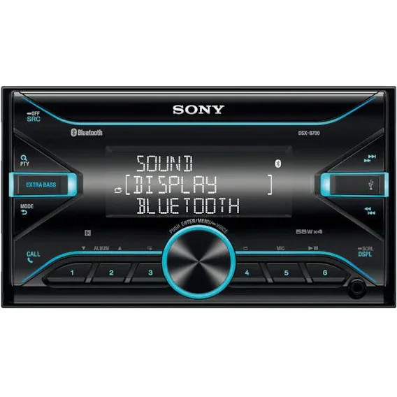 Multimedia Player auto Sony DSXB700.EUR, extra bass, bluetooth, 4 x 55W,  Black, Comanda vocala | arhiva Okazii.ro