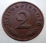 2.617 GERMANIA 2 REICHSPFENNIG 1938 F, Europa, Bronz