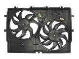 GMV radiator electroventilator Fiat Ducato (250), 2006-2014, motor 3.0, benzina, cu AC, 390/390 mm; (2 +2) pini; cu pre-rezistor; Control automatic A