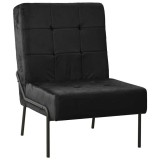 Cumpara ieftin Scaun de relaxare, 65x79x87 cm, negru, catifea