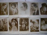 Lot Carte Postala actori anii &#039;30, Fotografie, America de Nord