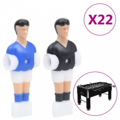 vidaXL Jucători de masă de fotbal pentru tijă de 12,7 mm, 22 buc.