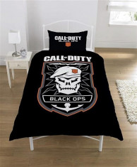 Set De Pat Call Of Duty Black Ops Emblem Single Panel Duvet foto