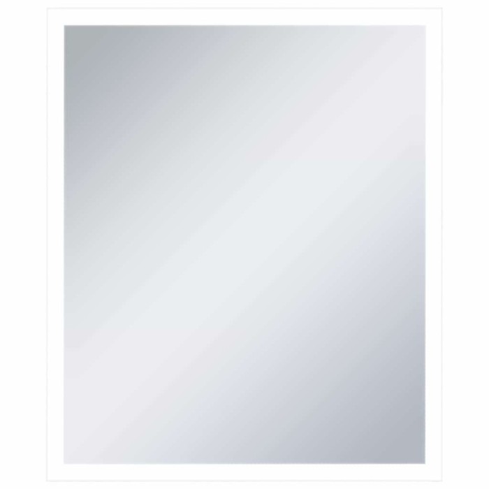Oglinda cu LED de perete pentru baie, 50 x 60 cm