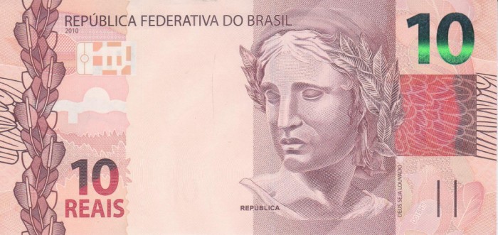 Bancnota Brazilia 10 Reais 2010 (2019) - P254e UNC
