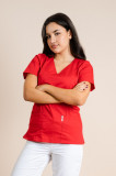 Bluza Medicala Rosie Dama Poplin 165g Ina - XL