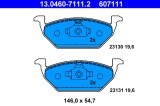 ATE 13.0460-7111.2 set placute frana,frana disc