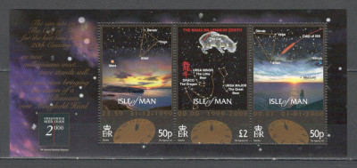 Isle of Man.1999 Intrarea in anul 2000-Bl. GI.36 foto