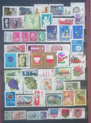 PS 54 - Lot timbre straine vech si foarte vechi - obliterate foto