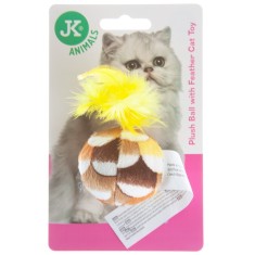 Jucarie minge plus &amp; pene galben 4,5 cm