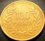 Cumpara ieftin Moneda 100 PESOS - COLUMBIA, anul 1992 * cod 3823, America Centrala si de Sud