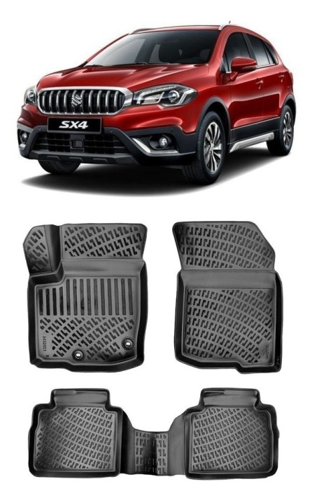 Set Covorase Auto Cauciuc Umbrella Pentru Suzuki Sx4 III S-Cross 2021-2024