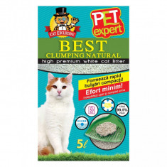 Nisip Pet Expert Clumping Natural, 5 L