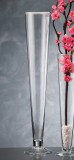 Cumpara ieftin Vaza flori sticla transparenta 14 x 70 cm