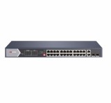Switch 28 porturi HiPOE Gigabit Hikvision DS-3E0528HP-E SafetyGuard Surveillance