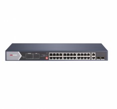 Switch 28 porturi HiPOE Gigabit Hikvision DS-3E0528HP-E SafetyGuard Surveillance