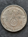2 Reichsmark 1938, litera D, Germania - B 4346, Europa