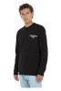Bluza cu maneca lunga Tommy Jeans Tjm Reg Entry Graphic Crew, DM0DM18609, negru, L - OUTLET