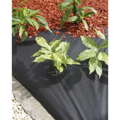 Nature Folie acoperire sol pt. control buruieni 120 g/m&amp;sup2; 1x10 m negru foto