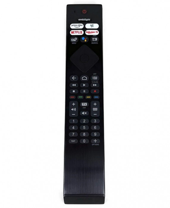 Telecomanda Universala 398GM10BEPHNR041SY Pentru Philips Lcd, Led si Smart Tv cu Ambilight si Microfon Gata de Utilizare