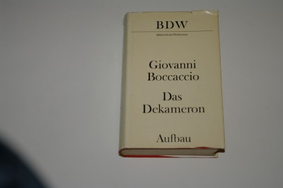 Das Dekameron - Giovanni Boccaccio - este in limba germana foto